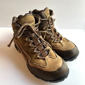 Dunham Cloud Hiking Boots Womens 11 Brown Leather WP Trail Lace Up Rugged Work